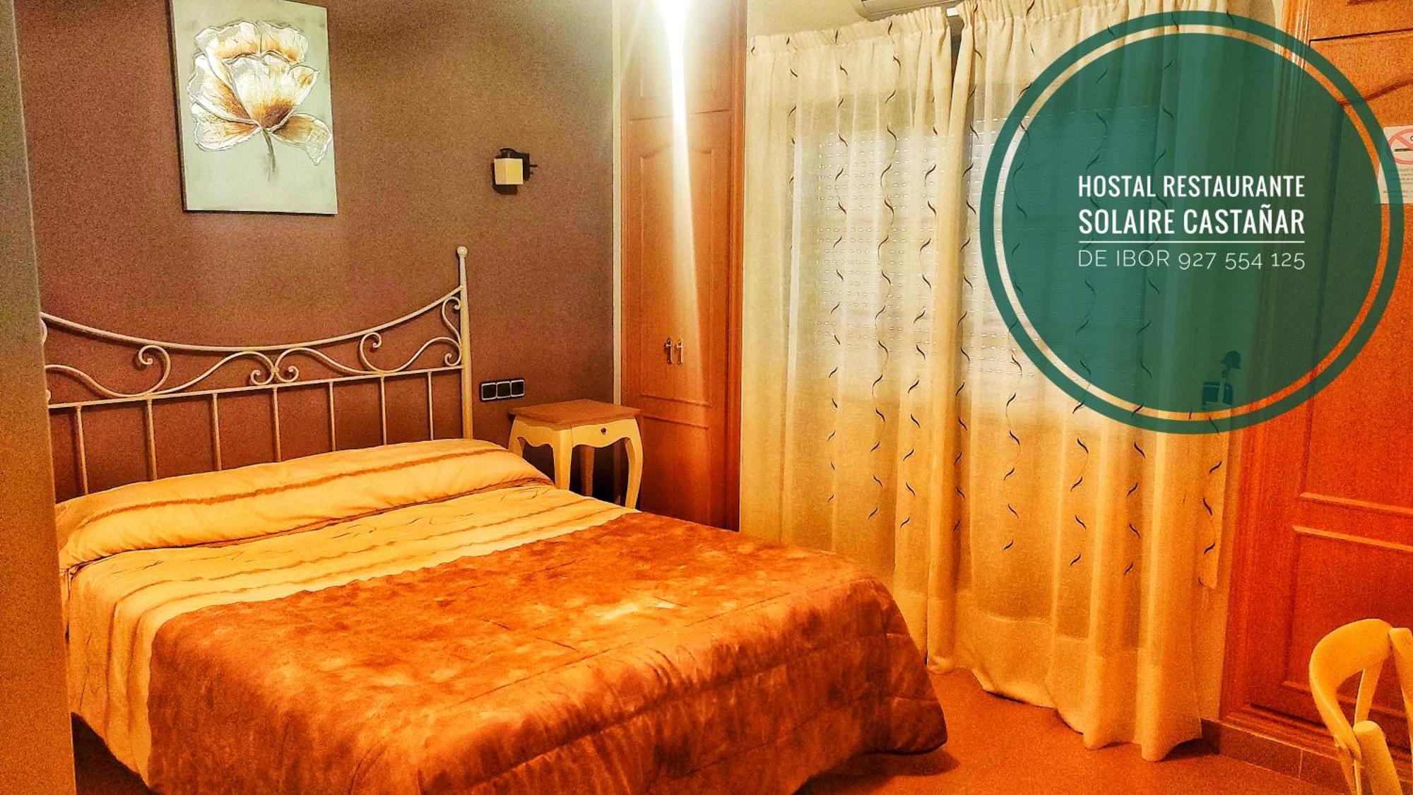 Hostal Restaurante Solaire Castañar de Ibor Стая снимка